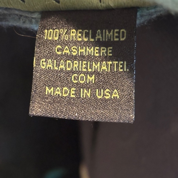 Galadriel Mattei 100% Reclaimed Cashmere Sweater Sz Small - Picture 7 of 10